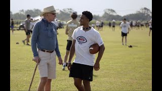 Bryce Young micd up at Manning Passing Academy [upl. by Senalda]