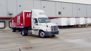 Levin Furniture Expands Using Demountable Trucks [upl. by Nairadas252]