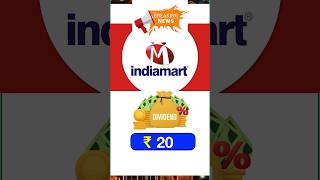 IndiaMART Share Dividend 2024 [upl. by Map]