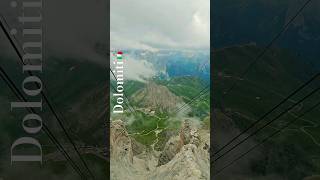 Spectacular View from Sasso Pordoi 2950 m  La Terrazza delle Dolomiti  Val di Fassa viral shorts [upl. by Yenahc]