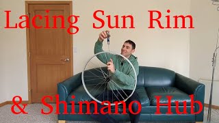 Wheel Building Sun Ringle CR18 Rim amp Shimano FHRS400 Rear Hub [upl. by Ethbun762]