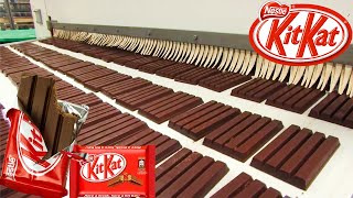 How Kit Kat Are Made In Factory  How Its Made Kit Kat [upl. by Anaig946]