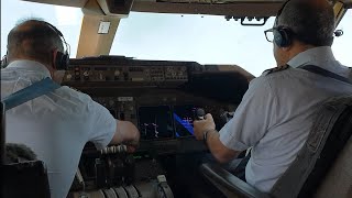 HEAVY BOEING 747 TAKEOFF FROM ATLANTA long run on the runway from V1 to Vr [upl. by Moulden954]