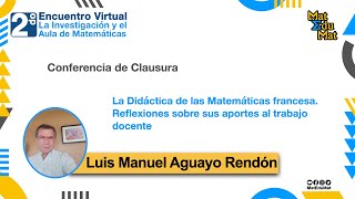 La Didáctica de las Matemáticas francesa Reflexiones sobre sus aportes al trabajo docente [upl. by Gavrah]