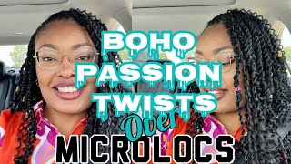 Boho Passion Twists Over Microlocs 🏝️ [upl. by Iohk]