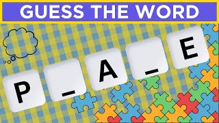 🧩 Word Guessing Game  How Many Can You Get Right [upl. by Sergent]