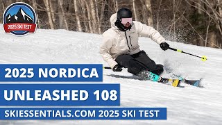 2025 Nordica Unleashed 108  SkiEssentialscom Ski Test Review [upl. by Ellesirg386]