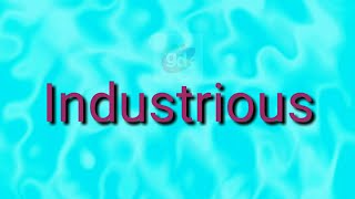 Industrious Opposite or Antonym Word with MeaningGoogul Dictionary [upl. by Oraneg]