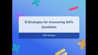 SATs Year 6 Revision Tips [upl. by Marijn]