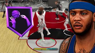 This CARMELO ANTHONY BUILD With 96 MID RANGE Has Rec Players SHOOK on NBA 2K24 [upl. by Arda]