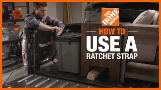 How to Use a Ratchet Strap  The Home Depot [upl. by Ilyah744]