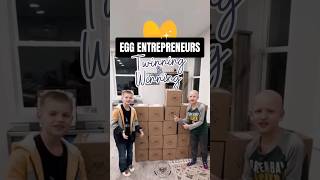 These 🥚 entrepreneurs have an EGGsellent future ahead of them fluffyfeatherfarm shorts farmlife [upl. by Aneerol]