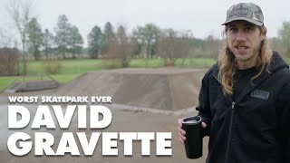 THE WORST SKATEPARK EVER w David Gravette  Philomath Oregon [upl. by Wier]