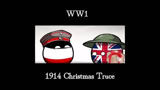 1914 Christmas Truceshorts countryballs christmas germany UnitedKingdomww1 [upl. by Atnoid369]