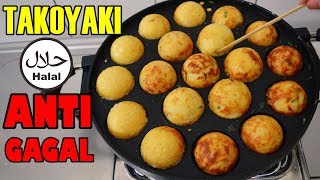 Takoyaki Lembut Dan Kopong  Anti Gagal たこやき [upl. by Seluj752]