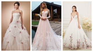 100 Beautiful Wedding Dresses for 2024  Aline Dresses Mermaids Sheaths Ball Gowns  Truvows [upl. by Threlkeld]