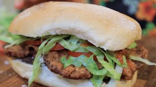 Fried Steak Torta Milanesa Amazing Mexican Sandwich [upl. by Darrin]