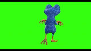 TOON FROG 7  GREEN SCREEN  4k  ANIMATION  FREE 3D [upl. by Slayton925]