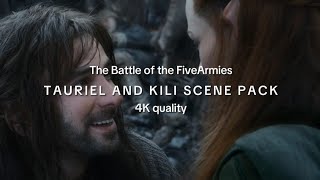 4K Tauriel and Kili scene pack  The Hobbit The Battle of the Five Armies [upl. by Alper844]