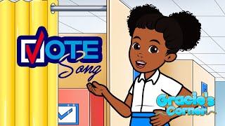 Vote Song  Learning About Voting with Gracie’s Corner  Nursery Rhymes  Kids Songs [upl. by Giuliana]