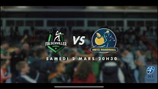 Vidéo avant Derby FOLSCHVILLER HANDBALL VS METZ HANDBALL N1 [upl. by Itnahsa835]