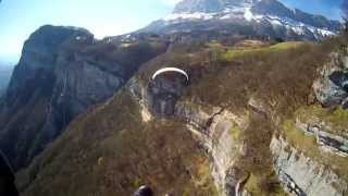 Parapente Saint Hilaire du Touvet 28 03 2014 HD [upl. by Sirod511]