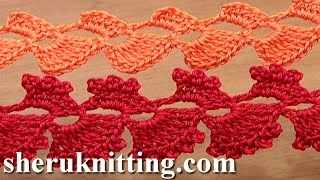 Crochet Asymmetrical Lace Tape RibbonCROCHET CORD [upl. by Fogg]