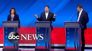 Democratic candidates debate Education  ABC News [upl. by Lleznod]