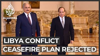 Haftar proposed Libya ceasefire says Egypts elSisi [upl. by Adnirem]