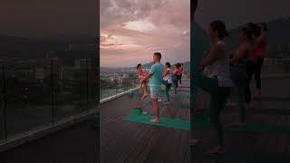 SUNRISE yoga in Thailand [upl. by Dlorej]