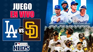 🔴 EN VIVO LOS ANGELES DODGERS vs SAN DIEGO PADRES  SERIE DIVISIONAL LIGA NACIONAL [upl. by Aisul]