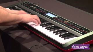 Korg KROSS Workstation KeyboardSynthesizer Overview  Full Compass [upl. by Rao]