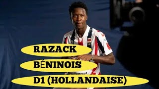 Khaled Razak originaire du Bénin🇧🇯 va connaître ses débuts en Eredivise D1 Hollande [upl. by Acireit]