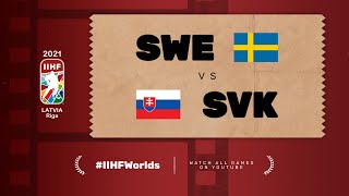 Highlights  SWEDEN vs SLOVAKIA  IIHFWorlds 2021 [upl. by Oicaro]