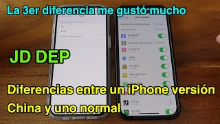 Diferencias entre un iPhone chino 🇨🇳 y un iPhone normal 🇲🇽 JD DEP 2024 [upl. by Robbins]