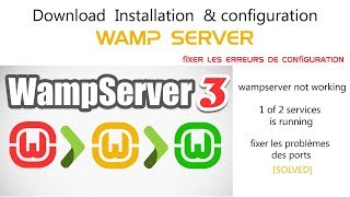 wamp erver not working1 of 2 services is running  2018 [upl. by Reeves]