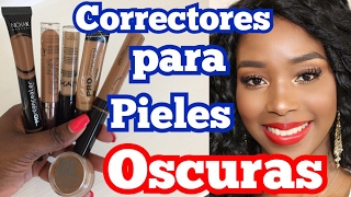 CORRECTORES PARA PIELES OSCURAS MORENAS NEGRAS  Mary Pulido [upl. by Llevel]