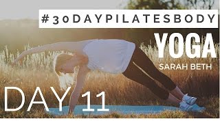 30Day Pilates Body Challenge Day 11  Yoga with Sarah Beth [upl. by Maximilien762]