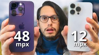 iPhone 13 Pro vs iPhone 14 Pro  Review en Español Cámara de Noche [upl. by Small2]