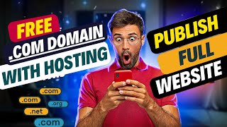 Free com domain Free Domain Name website 2024  Get Free Domain For Website  Domain and hosting [upl. by Adler]