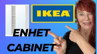 Transform a Bathroom with an ENHET Ikea Cabinet Efficient Storage and Stylish Makeup Station [upl. by Gay]