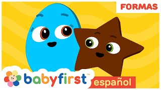 Aprende los Colores con Formas  Videos Educativos para Niños de 2 a 3 Años  BabyFirst Español [upl. by Eiboh]