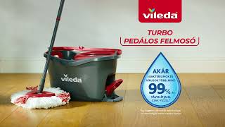 Vileda Turbo Pedálos felmosó 20quot  Vileda Magyarország [upl. by Clarance]