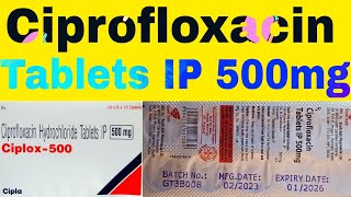 Ciprofloxacin Tablets IP 500 mg Uses in Hindi  Ciplox Tablets 500 mg [upl. by Wendy]