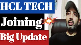 HCL Tech Onboarding Update  HCL TECH Freshers Onboarding and Hiring [upl. by Eneleoj]