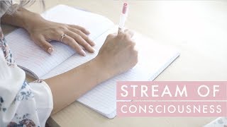 Journaling How to Write Stream of Consciousness ✏️ [upl. by Zetrauq]