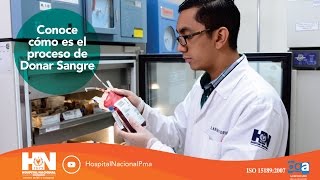 Conozca el proceso de Donar Sangre  Laboratorio Hospital Nacional [upl. by Lotson]