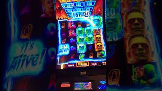 SO MANY HEADS ON FRANKENSTEIN SLOT MACHINE 9 IS THE MOST IVE EVER HAD short fyp gamble casino [upl. by Aihpos]