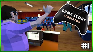 Game Store Simulator  First Look  Early Access Beta  Opening Our Own Game Shop Episode1 [upl. by Rosemarie776]