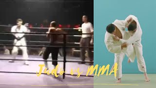 Judoka VS MMA fighter Technical analysis [upl. by Edeline232]